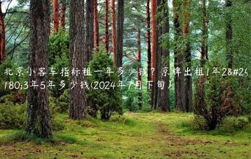 北京小客车指标租一年多少钱？京牌出租1年2年3年5年多少钱(2024年7月下旬）