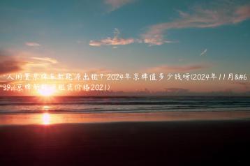 个人闲置京牌车新能源出租？2024年京牌值多少钱呀(2024年11月）(京牌新能源租赁价格2021)