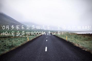 10月多家车企召回汽车，宝马占比极高(宝马召回8000辆进口车)